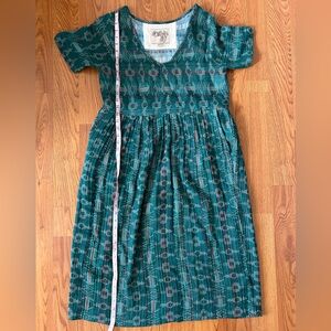 Ace & Jig gallery dress in emerald - altered